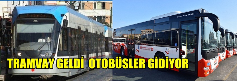 İzmir'de tramvay güzergahından otobüsler çekilecek