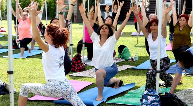 Yoga buluşmasına büyük ilgi 