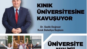 KINIK ADIM ADIM ÜNİVERSİTEYE KAVUŞUYOR 