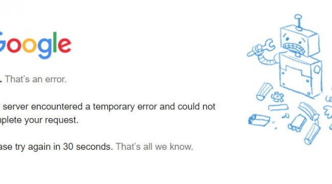 Google hizmetleri çöktü! YouTube ve Gmail’e erişilemiyor