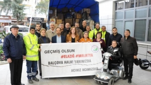 Balçova’nın yardım malzemeleri Malatya’ya ulaştı