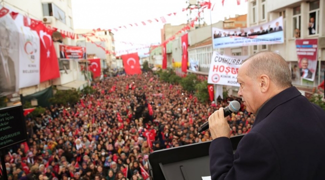 CUMHURBAŞKANI RECEP TAYYİP ERDOĞAN KINIKTA 'SADIK DOĞRUER KARDEŞİMİN YANINDAYIM' DEDİ