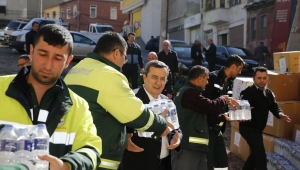 Konak'ın yardım tırı Elazığ’a yola çıktı