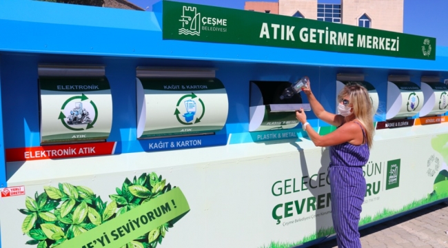 Çeşme’de Mobil Atık Getirme Merkezi dönemi!