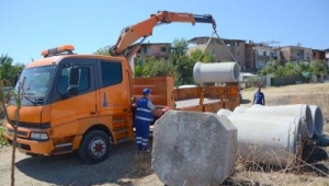 İZSU, Yobaz Deresi için iş başında