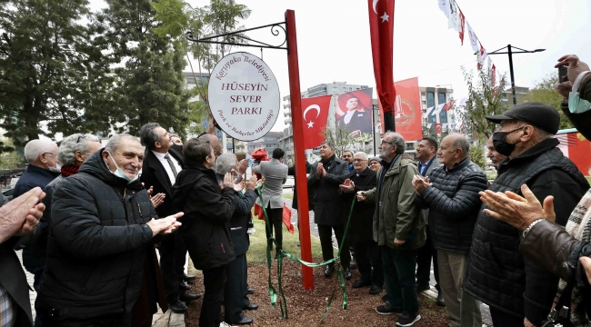 Örnekköylü Hüseyin’in adı parkta ölümsüzleşti