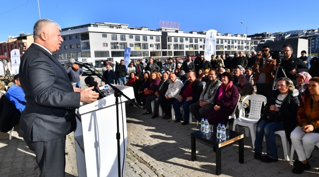 Seferihisar’daki üreticiye küçükbaş hayvan desteği