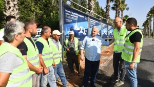 MENEMEN’DE TARİHİN EN KAPSAMLI YOL ÇALIŞMASI BAŞLADI