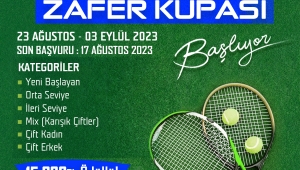 Bergama Tenis Kulübü Zafer Kupası başlıyor