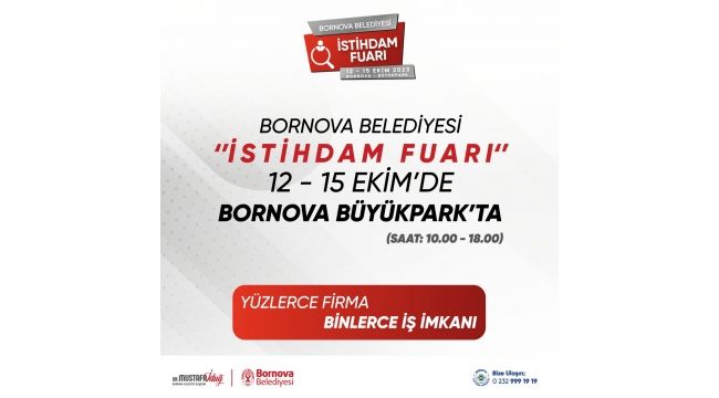 Bornova Belediyesi İstihdam Fuarı’na davet