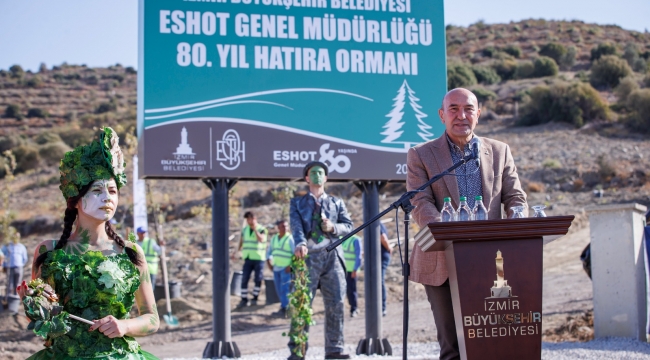 Cumhuriyetin 100’üncü yılında İzmir’e ESHOT Ormanı