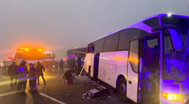 Kuzey Marmara Otoyolu'nda katliam gibi kaza! Zincirleme kazada onlarca ölü ve yaralı var…