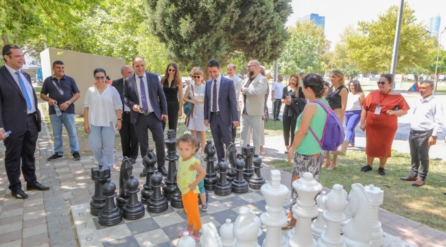 Başkan Önal, Lefkoşa Türk Belediyesi Başkanı Harmancı’yı ağırladı