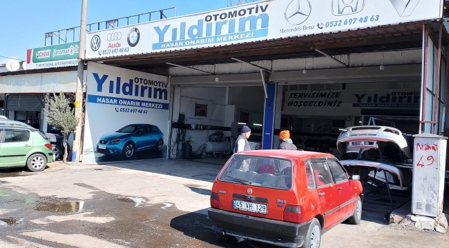 Yıldırım otomotiv hasar onarım merkezi Buca 