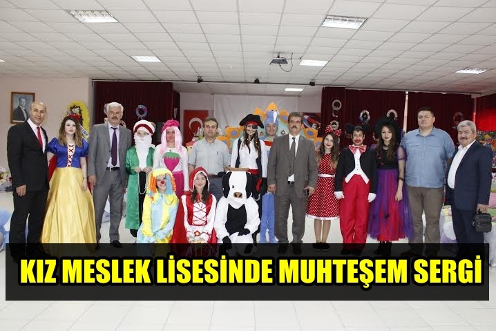 KIZ MESLEK LİSESİNDE MUHTEŞEM SERGİ