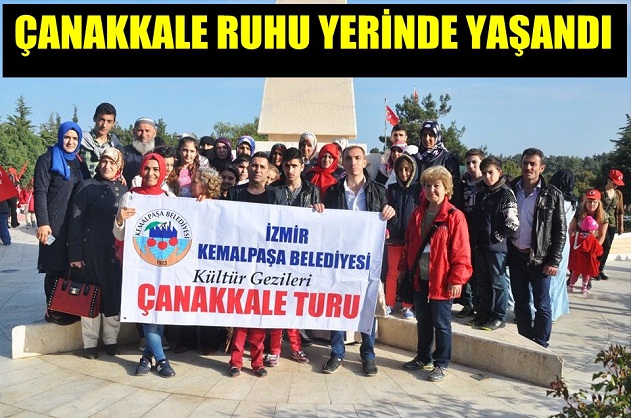 ÇANAKKALE RUHU YERİNDE YAŞANDI