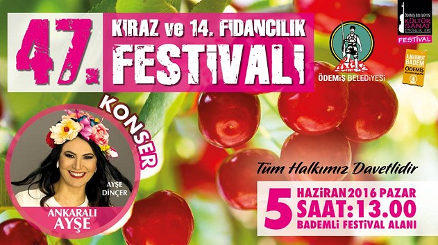 Kiraz Festivali Pazar Günü Yapılacak