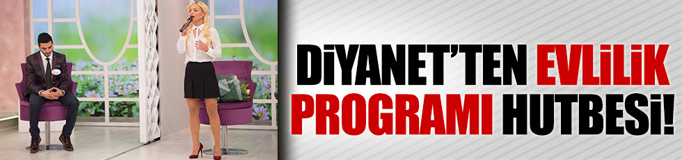 Diyanet'ten 'evlilik programı' fetvası