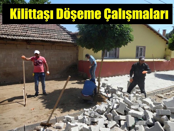 Ödemiş Belediyesi Kilittaşı Döşeme Çalışmaları