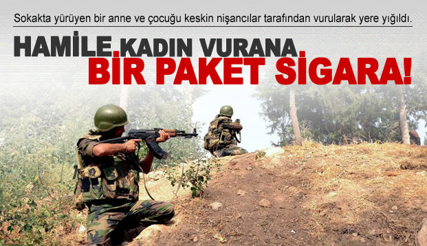 Hamile kadın vurana sigara