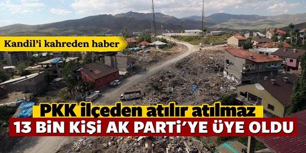 O İlçede 13 Bin Kişi AK Parti'ye Geçti