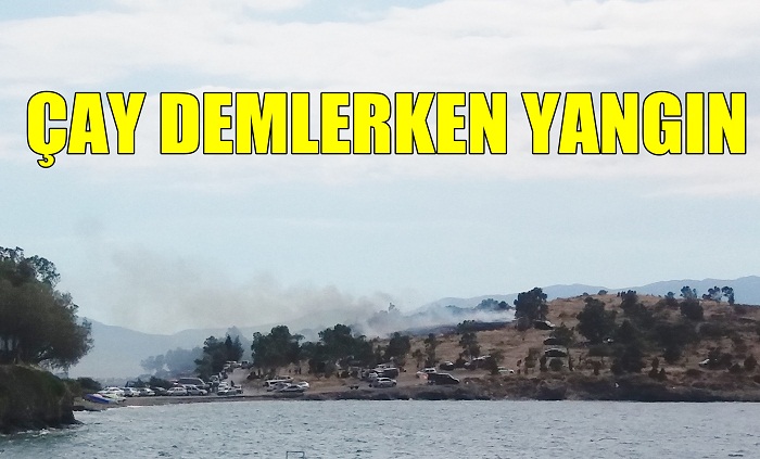 ÇAY DEMLERKEN YANGIN ÇIKARDILAR